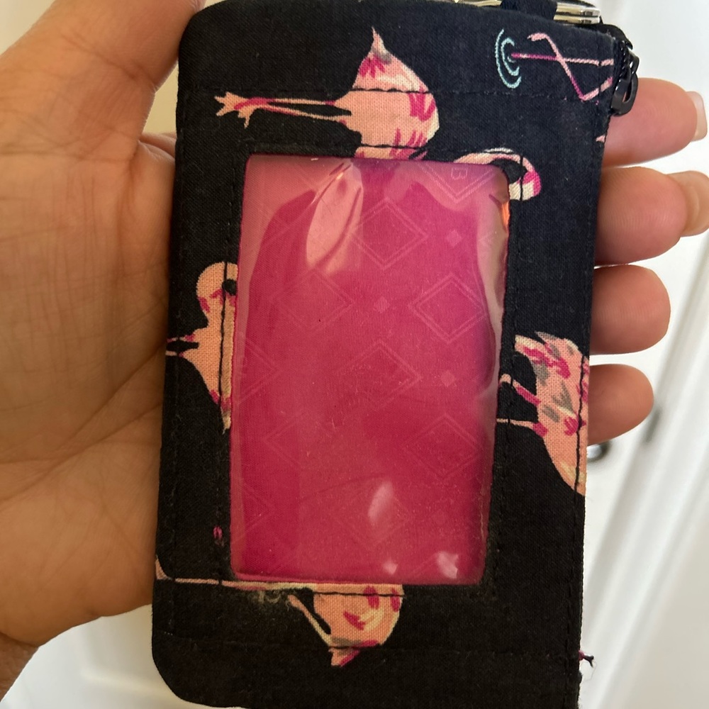 Vera Bradley original flamingo print ID holder!